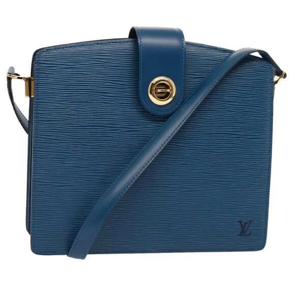LOUIS VUITTON Epi Capuchin Shoulder Bag Blue - Picture 1 of 16